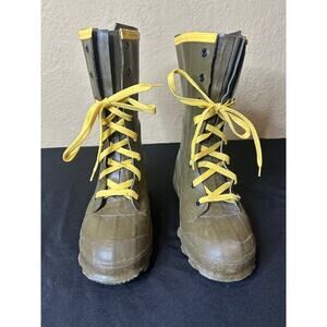 LaCrosse Men’s Steel Shank Rubber Work Boots Size 6